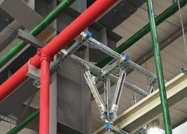 河源市该抗震支架的整体式支吊架结构协调性好